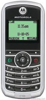 Motorola C118 2G Mobile Phone